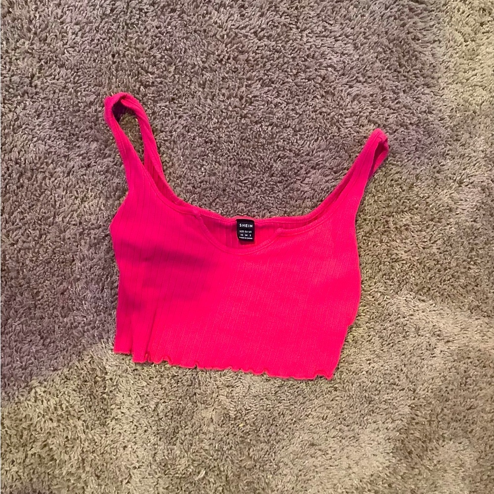 Pink tank top